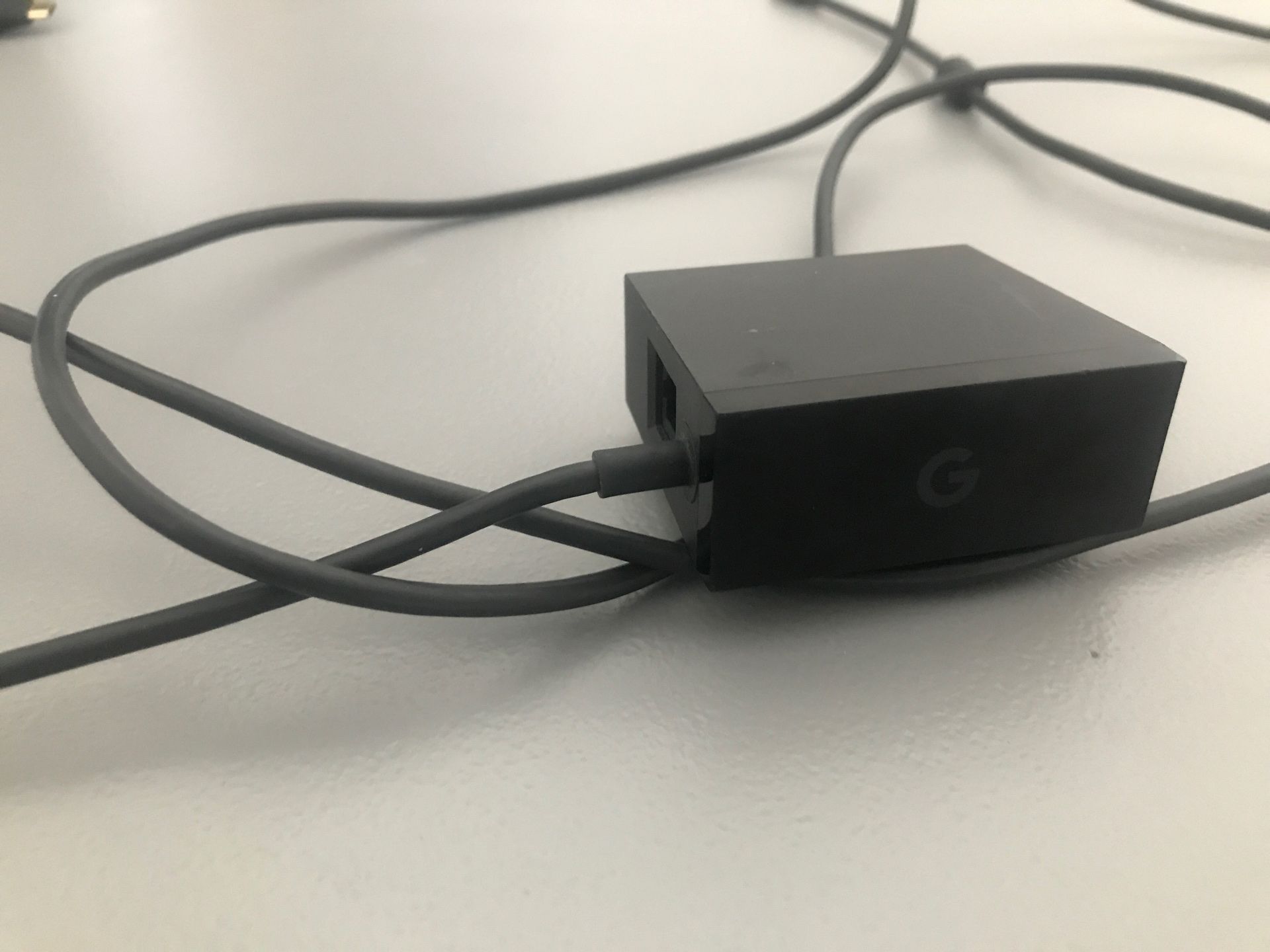 Google Chromecast Ultra AC Adapter Power Supply Cord Wall Charger with RJ45 Port
