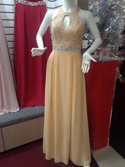 Gold gown dress