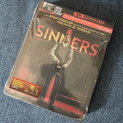 Sinners 4K Bluray Limited Edition Steelbook