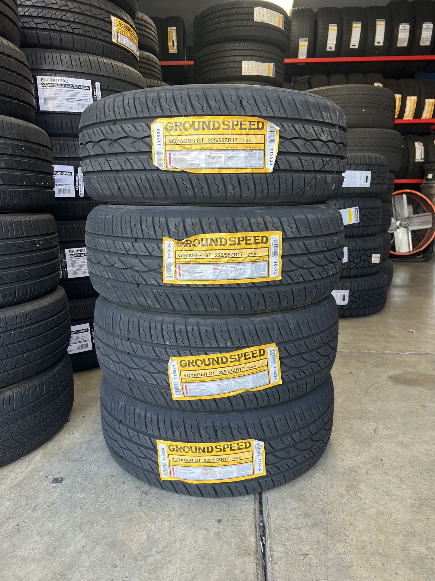 225 55 17 Groundspeed voyager GT