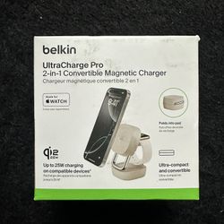 Belkin UltraCharge Pro 2-in-1 Convertible Magnetic Charger