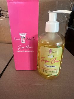 Pink zebra simply lemon soap