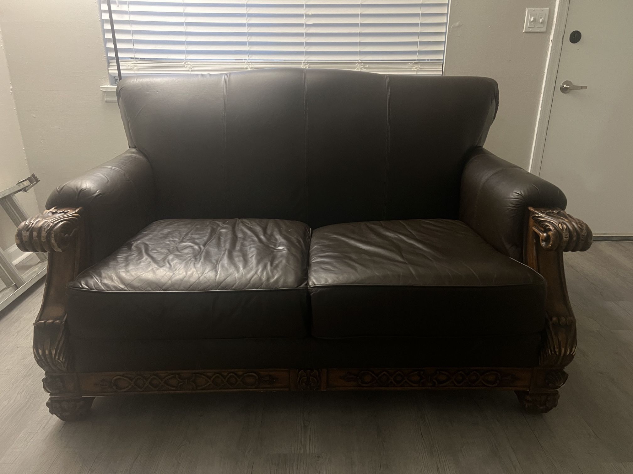 Leather Love Couch