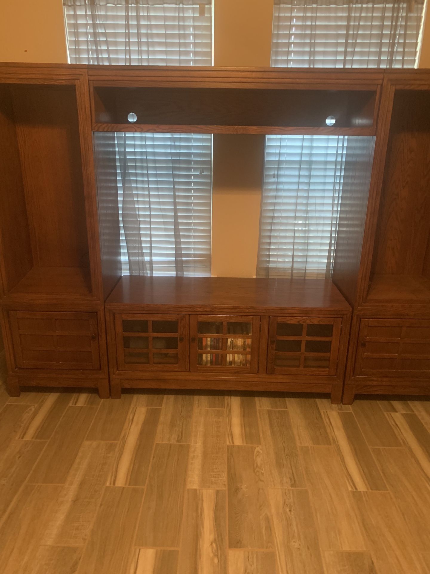 TV Console And Shelves