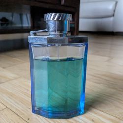 Desire Blue by Alfred dunhill Eau De Toilette Spray 3.4 oz, 100 mL. Used Bottle, 80% left 