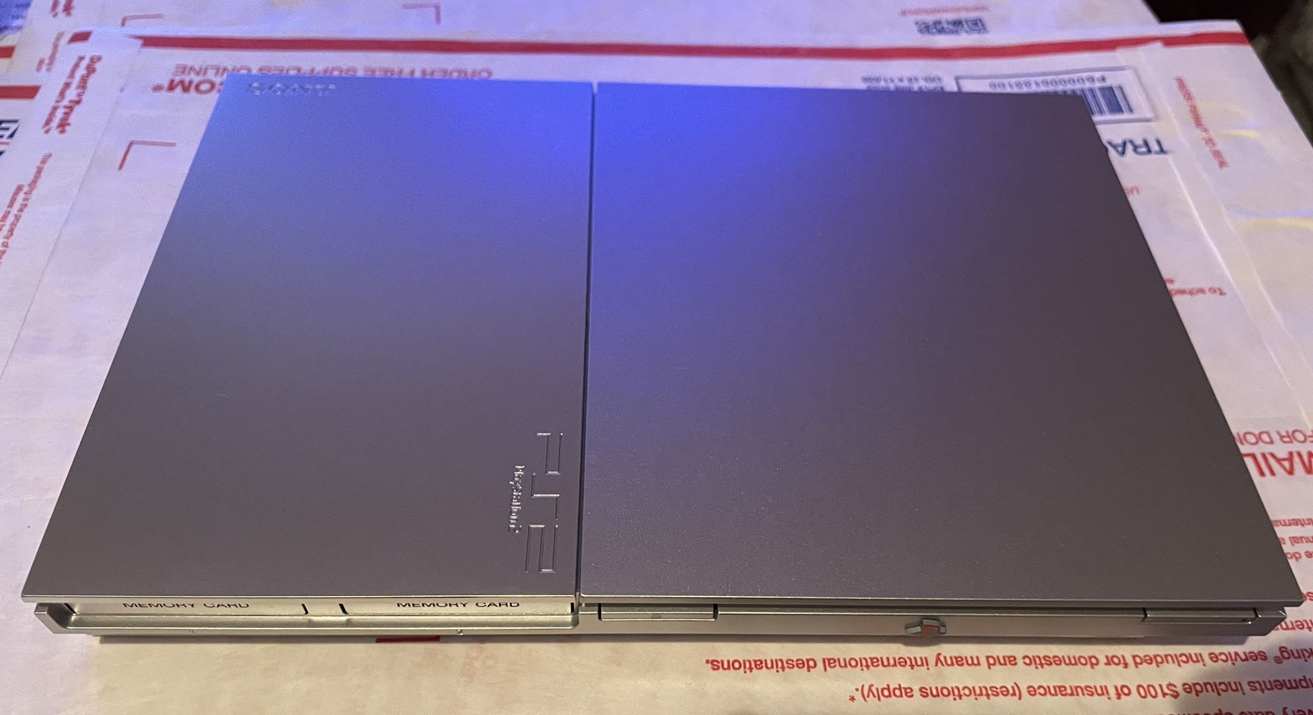 NEW Sony PlayStation 2-PS2 Slim Edition Silver Console (SCPH-90000) READ DESCRIPTION
