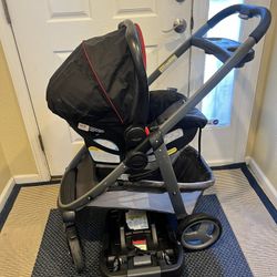 Graco Stroller, Carseat & Base 