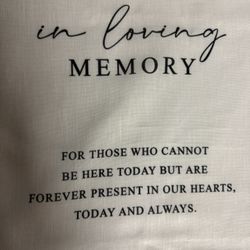 Wedding Accessories And Chair Sign