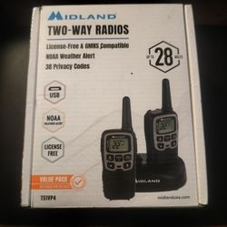 Walkie talkies 28 miles Midland