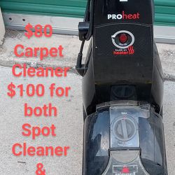 Bissell Carpet Cleaner & Spot Cleaner $100 for Both