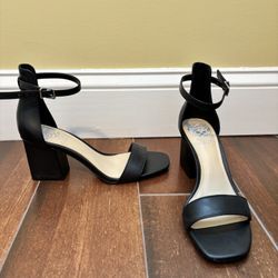Vince Camuto Block Heel Sandals Black
