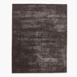 Charcoal Solid Performance Nylon Area Rug 9'X12'