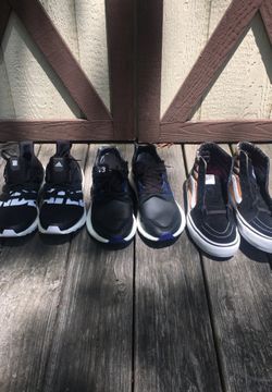 All size 8 barely worn (Send offers for each shoe)