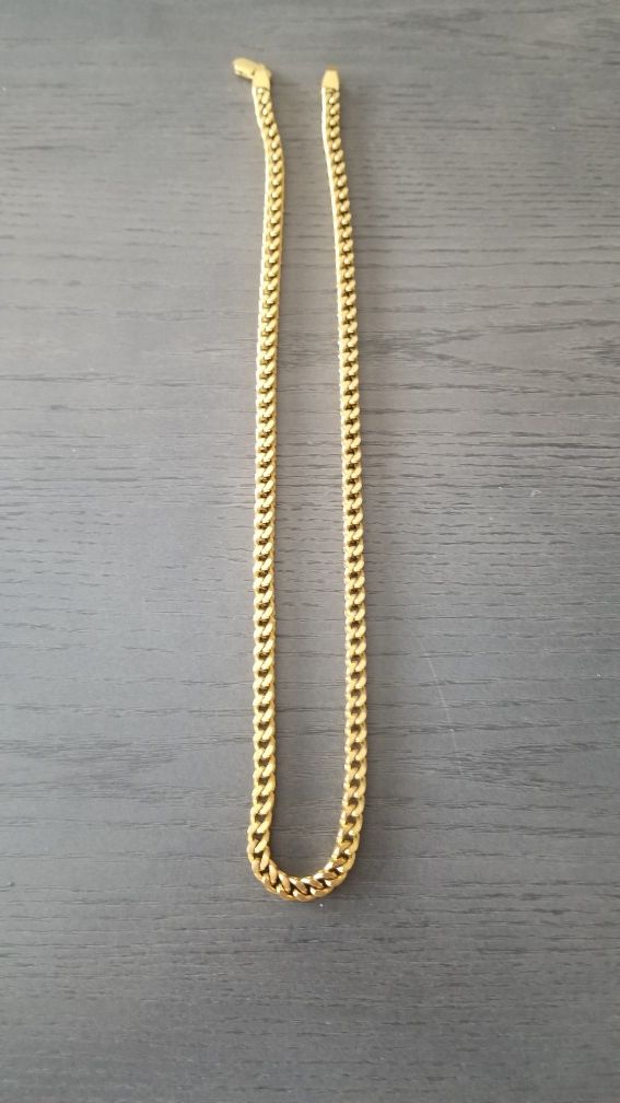 24in 18K Spicy Ice gold plated Box Franco Chain