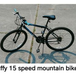huffy 15 speed mountain bike
