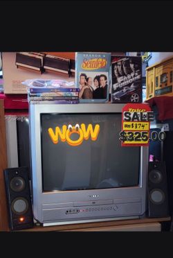 Beautiful Vintage 20" Color TV DVD Combo 📀 📺 Plus Movies and More 🍿
