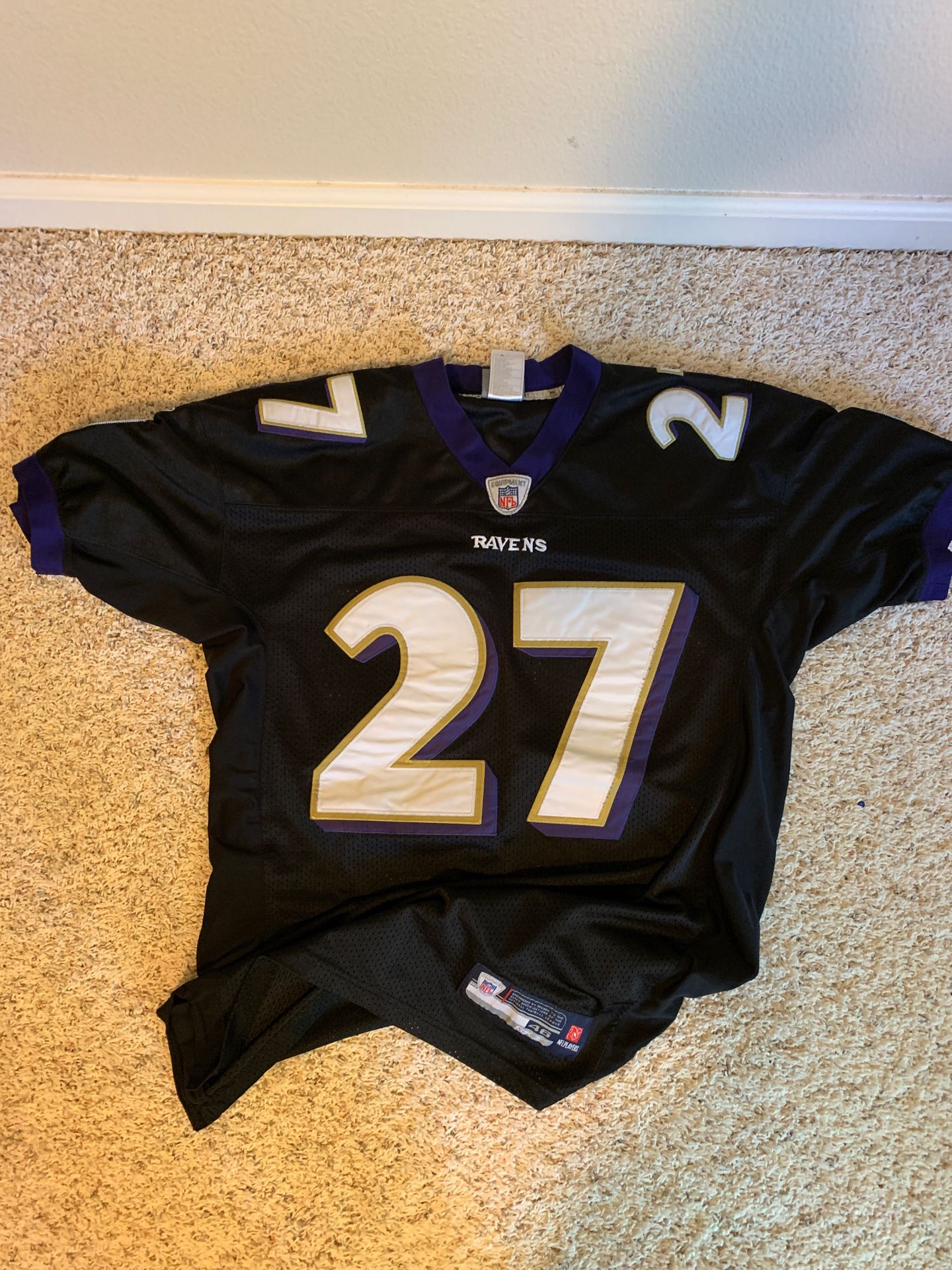 Baltimore Ravens Ray Rice NFL REEBOK Jersey 46