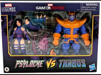 brand new sealed marvel legends gamerverse psylocke thanos