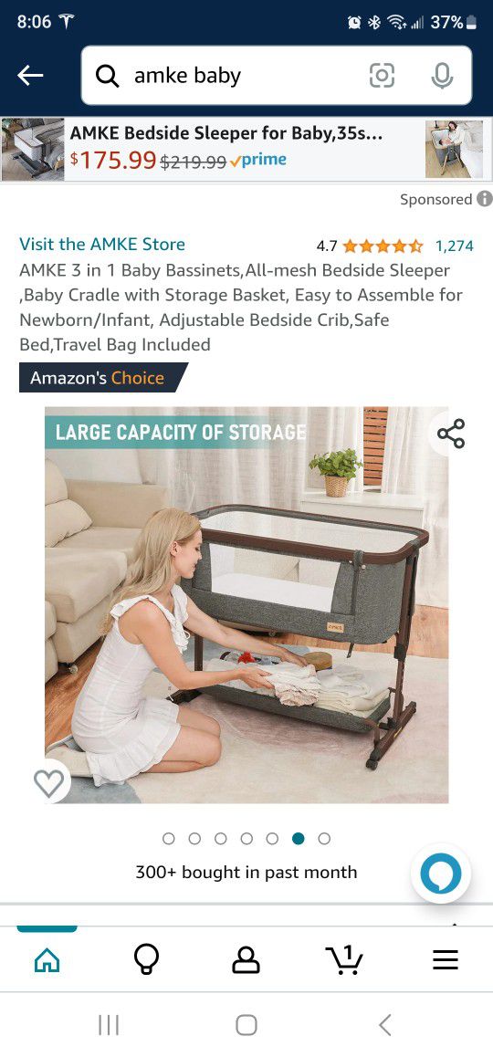Baby Cradle, Bedside Crib, Safe Bed