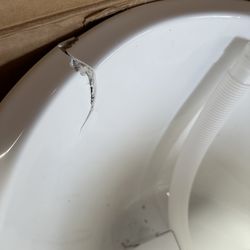 Calais 55 in. L x 32 in. W Acrylic Flatbottom Freestanding Bathtub