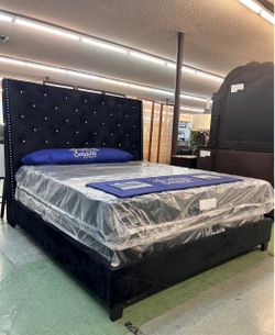 King Black Bed Frame