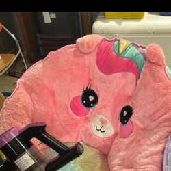 Folding Chair For Kids Pink Unicorn 
