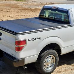 Tri-fold Hard Top Tonneau Cover For 6' Truck Bed 81"x 68"