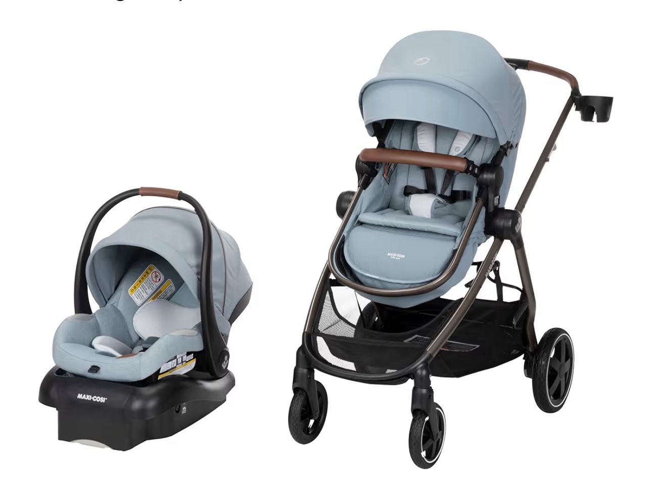 Maxi-Cosi Zelia™ Luxe 5-in-1 Modular - Baby Travel System Car Seat and Stroller, Infant Car Seat and Stroller Combo, Baby Car Seat and Stroller Combo 