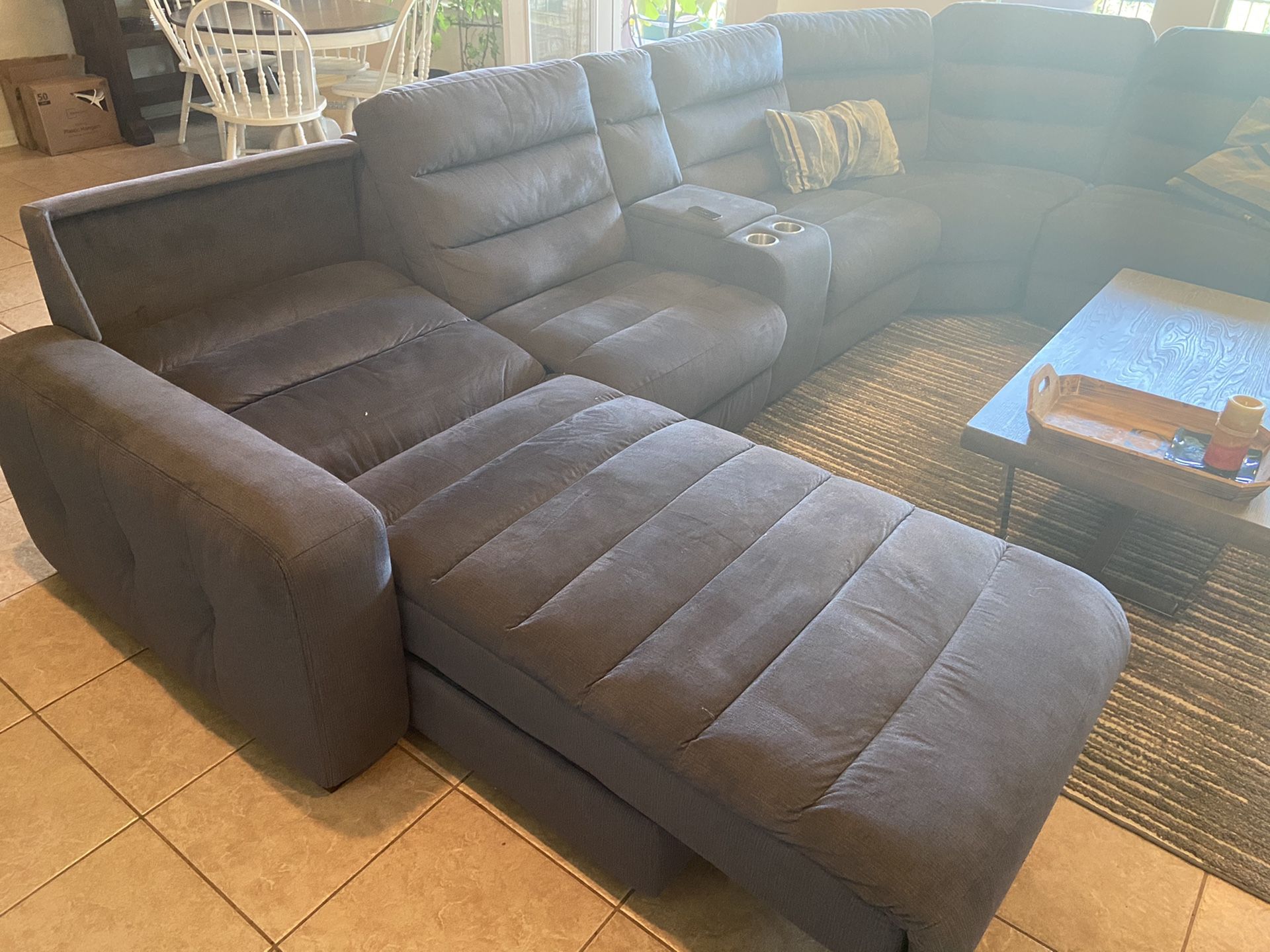 Rooms to go sectional eclectic recliners