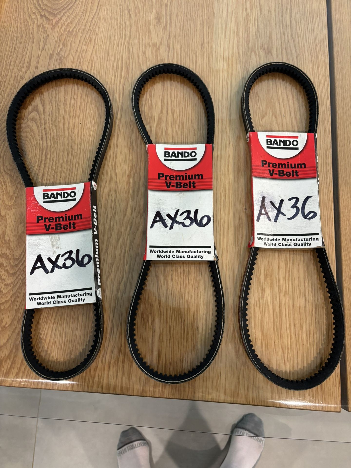 Bando Premium V-Belt Ax36 Model $5 Each