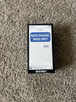 New Phone. Who Dis Adult Party Game