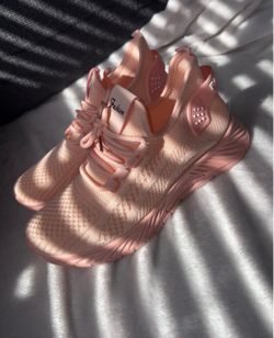 Fashion Pink Knit Sneakers