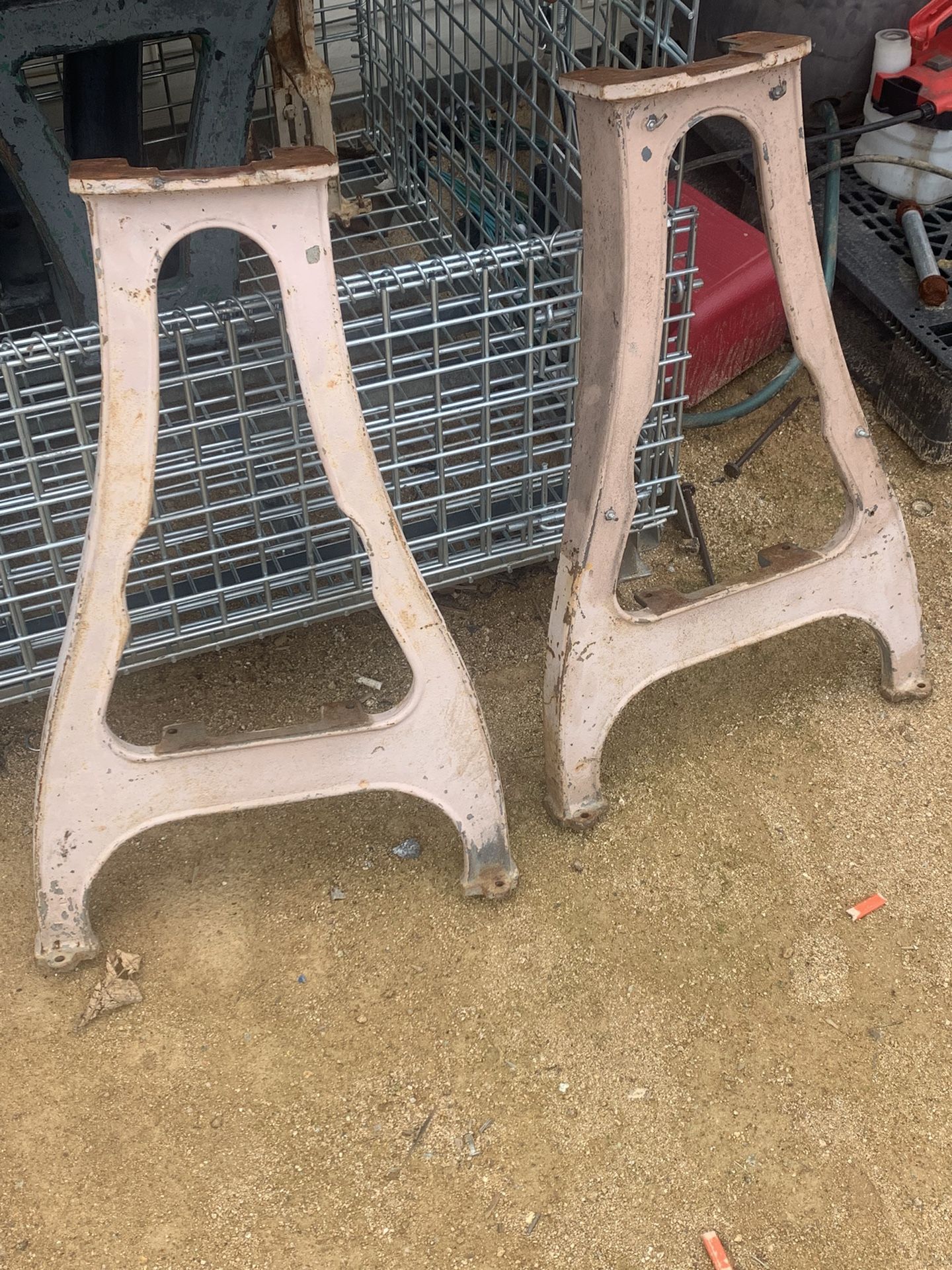 Vintage Cast Iron Machine Base/Legs