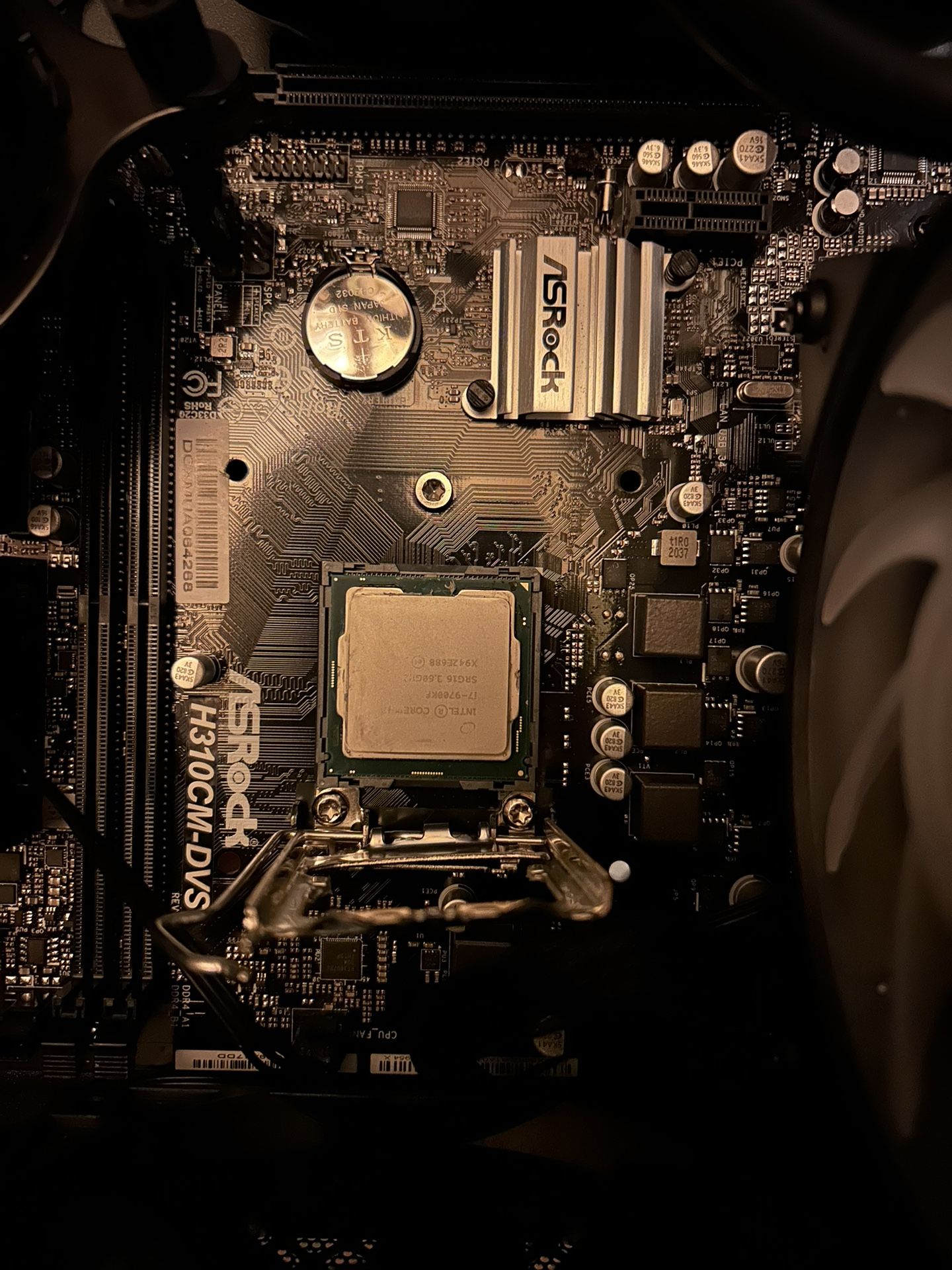 I7 9700kf With motherboard, Cooler and power supply