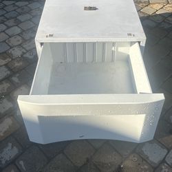 Heavy Duty Washing Machine/Dryer Pedestal with storage