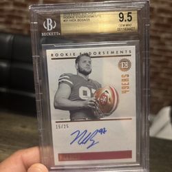 Nick Bosa Autograph