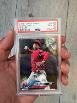 2018 Topps Chrome Shohei Ohtani Update RC PSA 10
