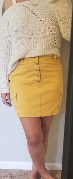 Yellow Mini Skirt