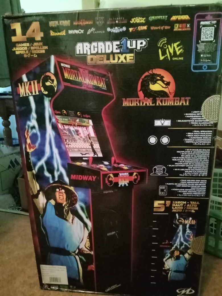 Arcade1Up Mortal Kombat Deluxe Cabinet (New)