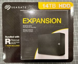 Seagate Expansion 14TB External USB 3.0 Drive - Brand New - Factory sealed