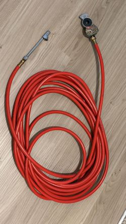 Semi Truck Tire Inflator Hose with Gladhand & Dual-Foot Chuck