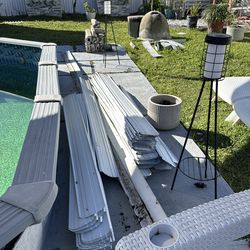 Serca de aluminio de uso pero en buen estado