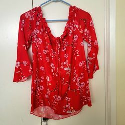 Floral Long Sleeve Size Small