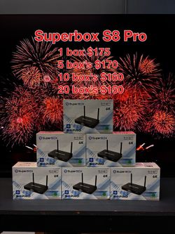 Superbox S8 Pro Max Ultra New 2027 Model Wholesale Distributor Super Box Vsee Box Blackbox 
