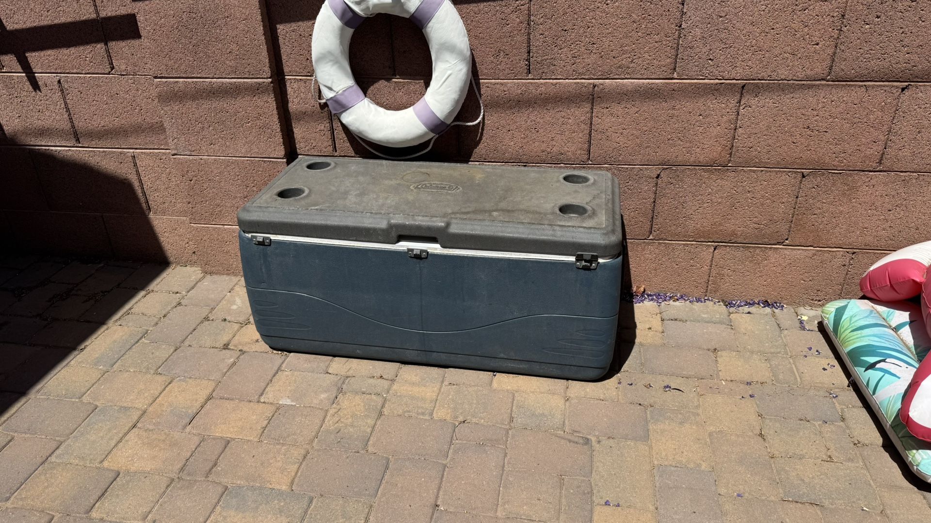 Huge Coleman Cooler No Wheels