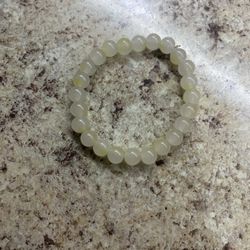 Light Yellow Beaded Bracelet 