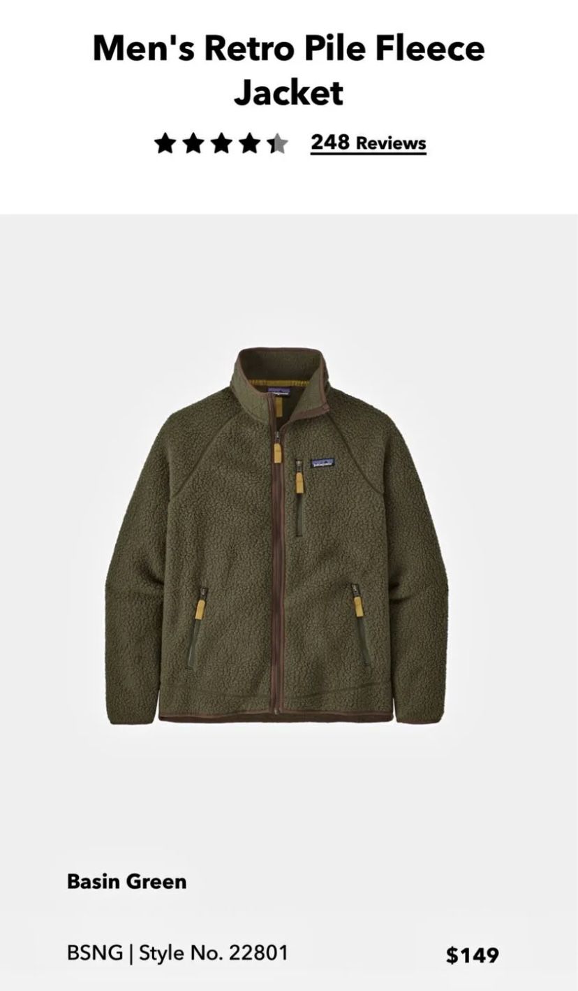 Men’s Retro Pile fleece Jacket 