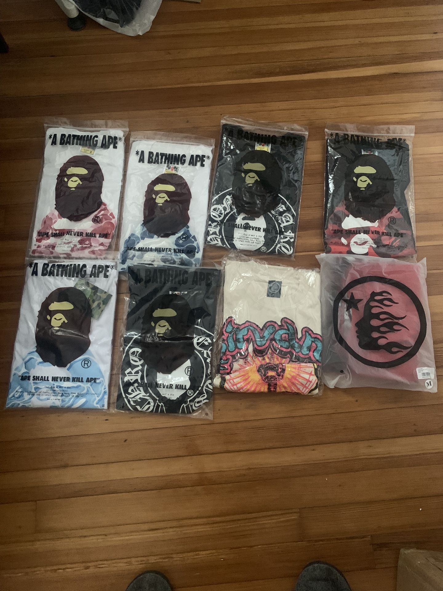 BAPE & HELLSTAR TEE / T SHIRTS