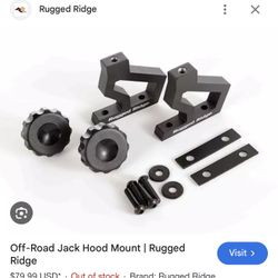 Rugged Ridge JL JT Or JK Jack Hood Mount