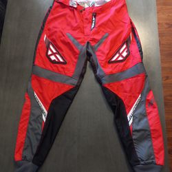 Fly Racing F-16 Motorcross Pants Red/White/Black Size 38 Mens NWT